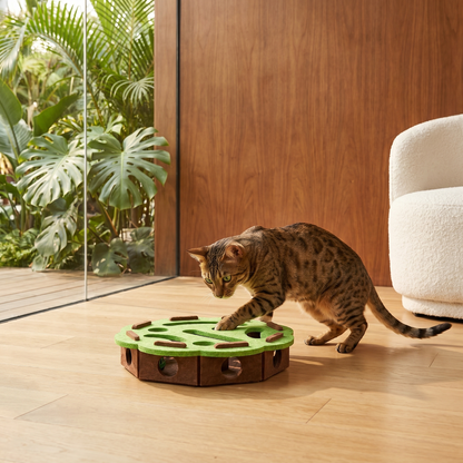 Felyvin™ Hunting Instinct Puzzle for Indoor Cat Mental Stimulation
